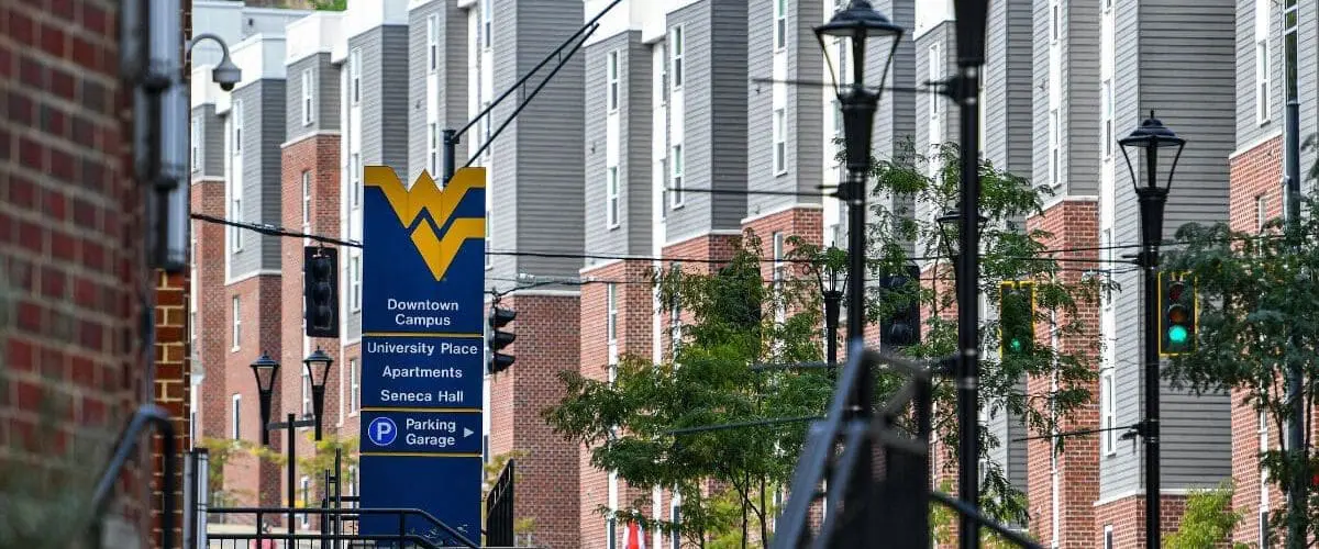 Outside view of university place