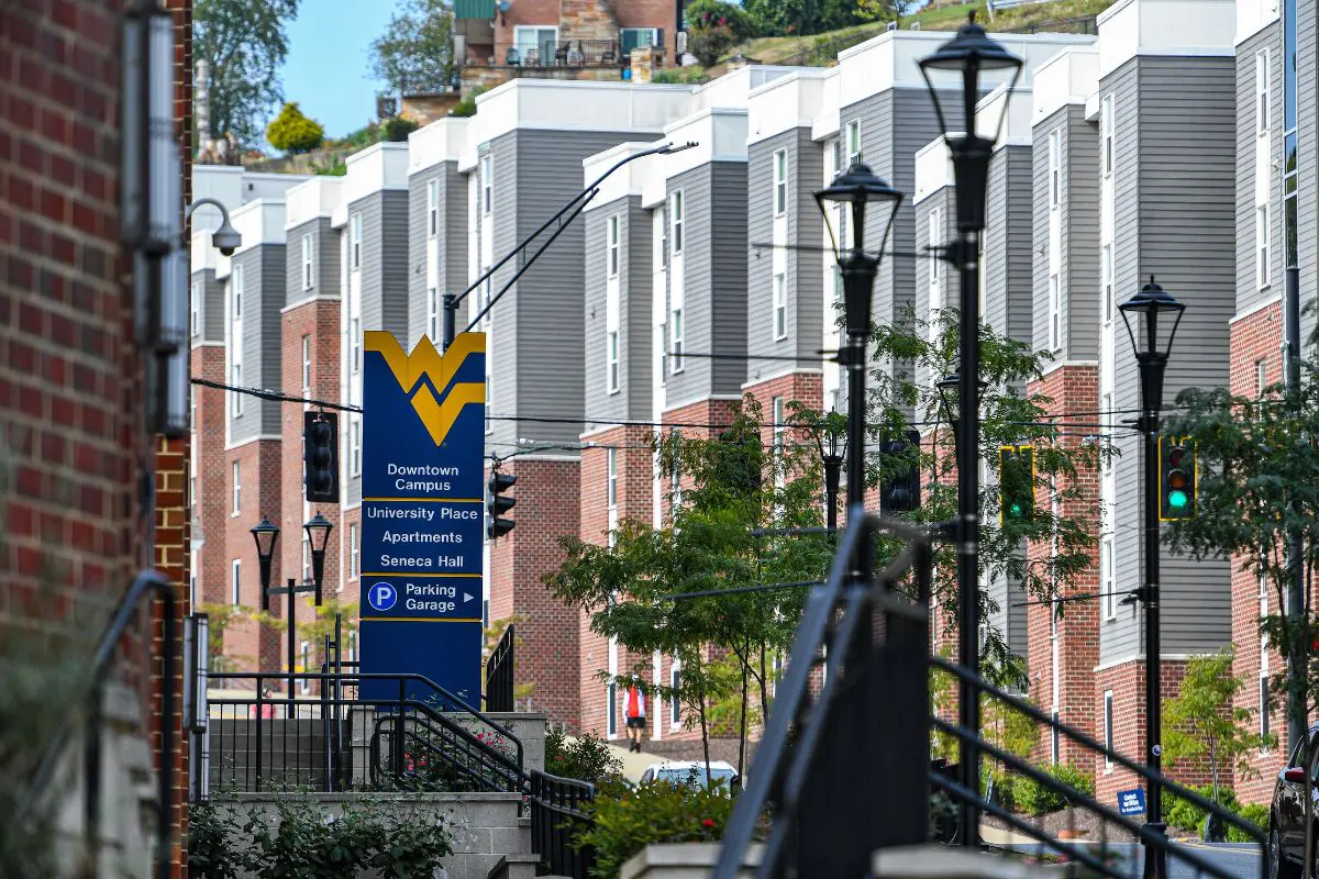 Outside view of university place