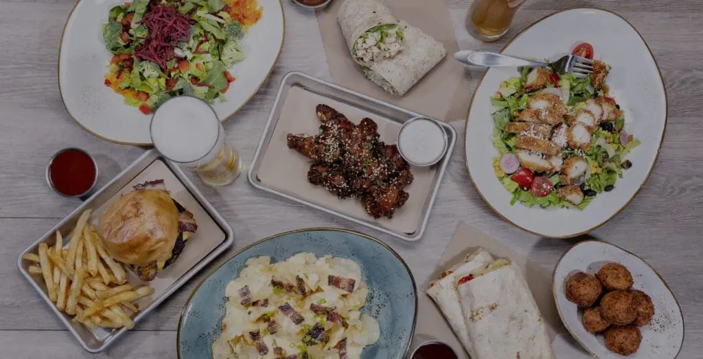 Assorted Menu items