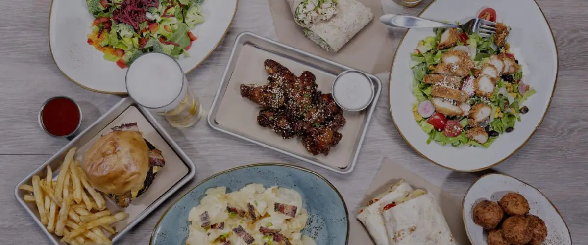 Assorted Menu items