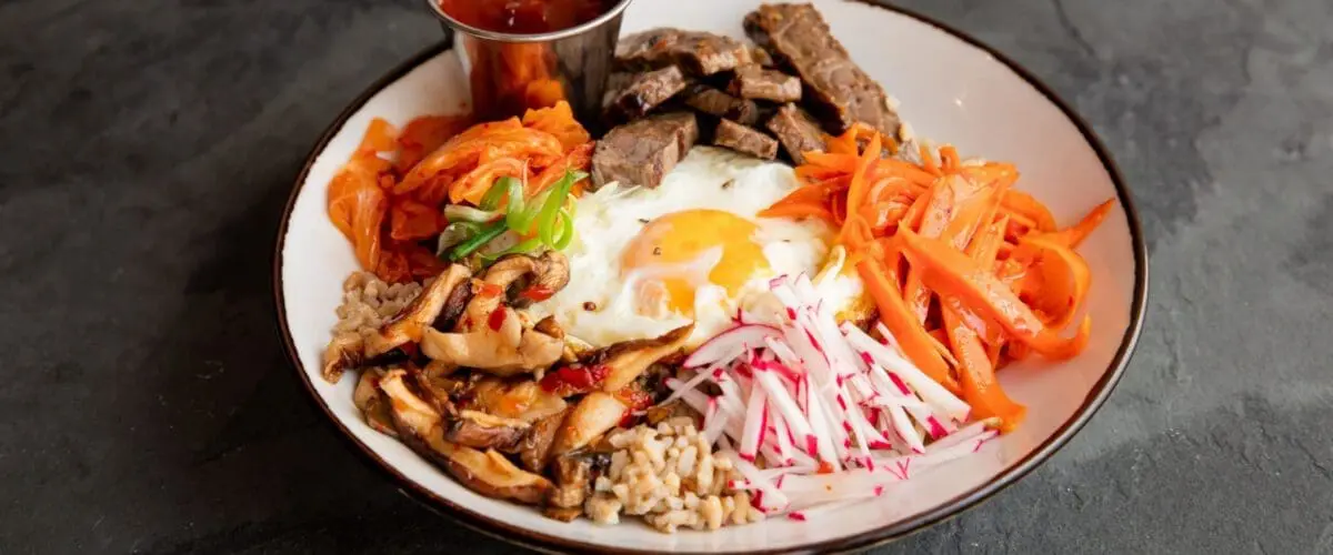 Bibimbap beef