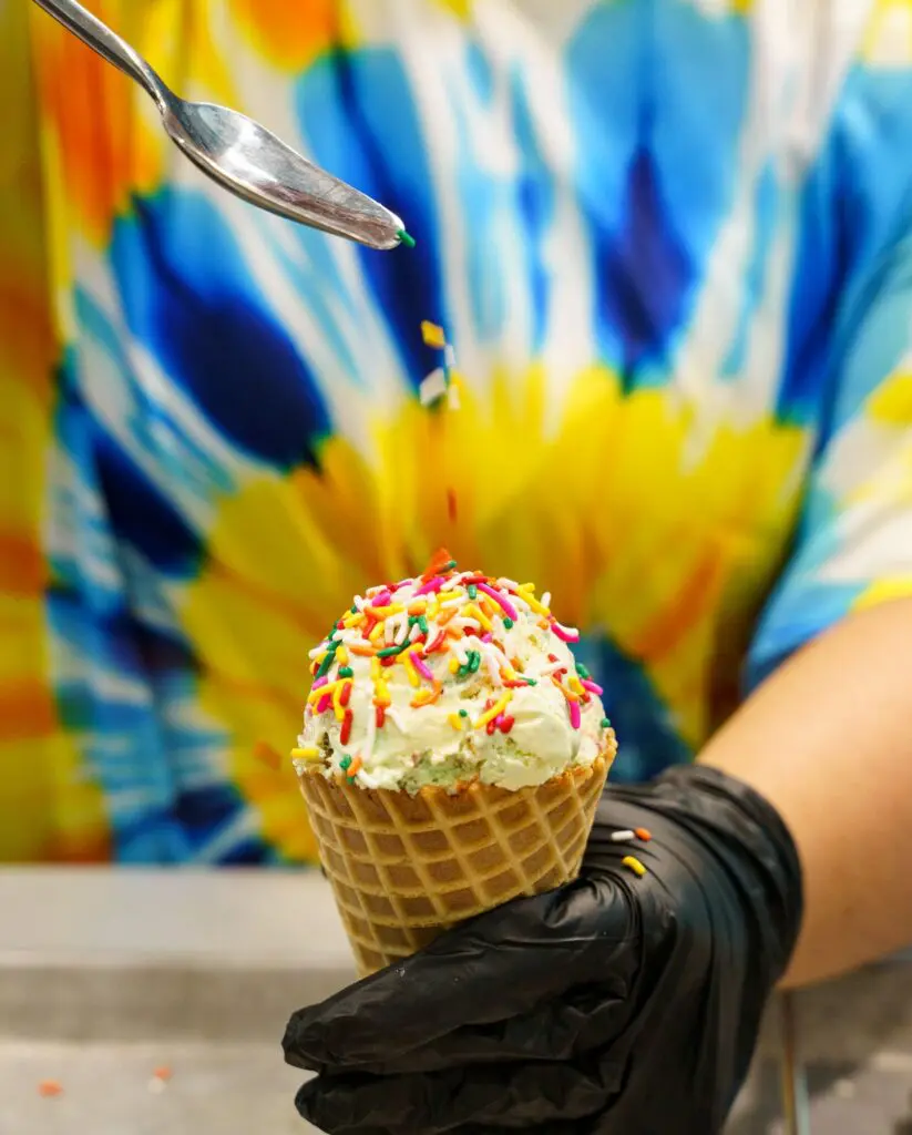 Ice Cream with sprinkles