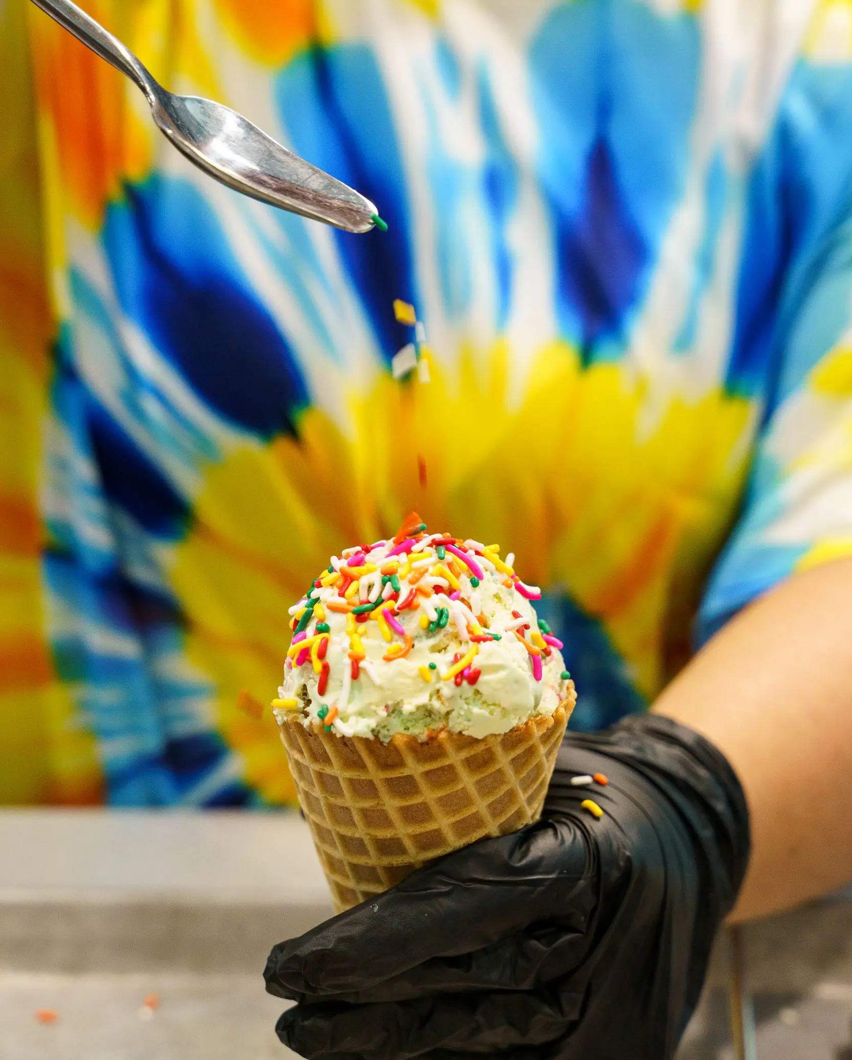 Ice Cream with sprinkles